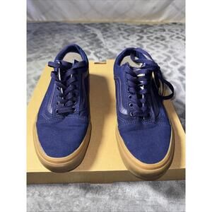 Size 6.5 - VANS Old School blue.  Off the wall.  Unisex